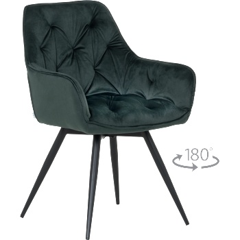 Carmen Трапезен стол latina premium - зелен