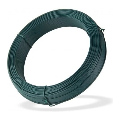 DEMA Viazací drôt poplastovaný 1,4 mm, dĺžka 100 m, zelený