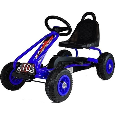 Mamido šliapací motokára Formula 1 modrá