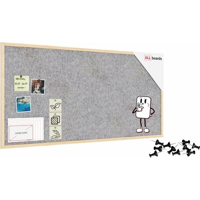 Allboards TFLIGHTG126G Textilní tabule 120 × 60 cm