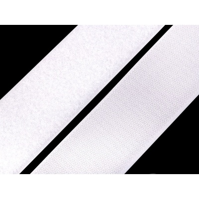 Stoklasa Suchý zip háček + plyš šíře 50 mm Balení: 1 m, Varianta: 1 bílá 1 bílá