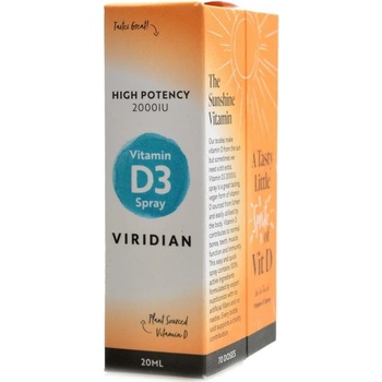 Viridian Vitamin D3 2000 IU Spray 20 ml