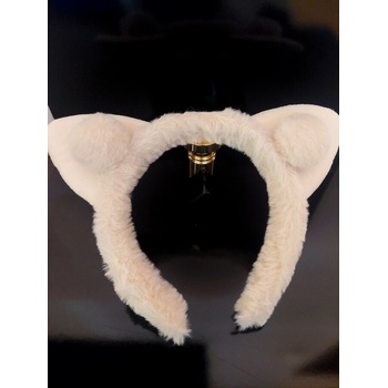 Radi handmade Диадема с уши и понпон цвят охра (765)