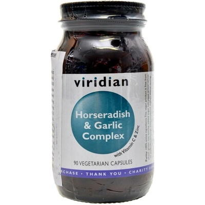 Viridian nutrition Horseradish a Garlic Complex 90 kapsúl