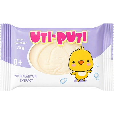 Uti-Puti mýdlo s výtažkem z jitrocele 75 g