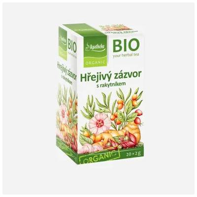 Apotheke BIO Hřejivý zázvor s rakytníkem 6 x 40 g