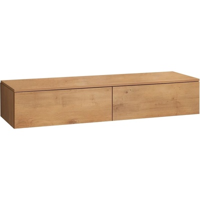 CERANO - Koupelnová skříňka pro umyvadla na desku Noira - dub medový - 150x28x48 cm