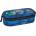 COOLPACK Елипсовиден ученически несесер Cool Pack Campus - Badges G Blue (B62156)