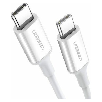 Ugreen US264 USB-C na USB-C, 60W, 0,5m, bílý