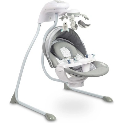 Elektrická houpačka pro nejmenší - Raffi pink electric swing GRAPHITE