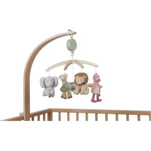 Little Dutch Музикална въртележка за кошара Little Dutch Safari Friends (LD8300)