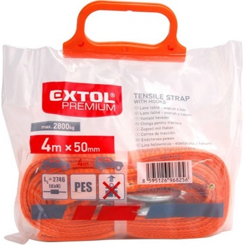 Extol Premium Ťažné lano 4m x 50mm, max. 2800kg