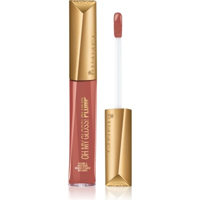 Rimmel Oh My Gloss! Plump блясък за устни цвят Spiced Nude 6.5ml