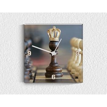 Image 1 of Стъклен стенен часовник 037