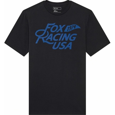 Fox Flag Ss Prem Tee Black