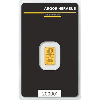 Argor-Heraeus zlatý slitek 1 g