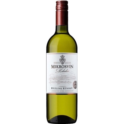 Mikrosvín Ryzlink rýnský Standard line 0,75 l 12% (holá lahev)