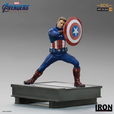 Iron Studios socha Marvel Avengers Endgame Captain America 2023, meriatko 1:10, 19 cm, MARCAS24819-10