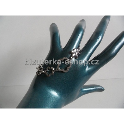 Bizuterka-eshop.cz s kamínky stříbrný BZ-04155