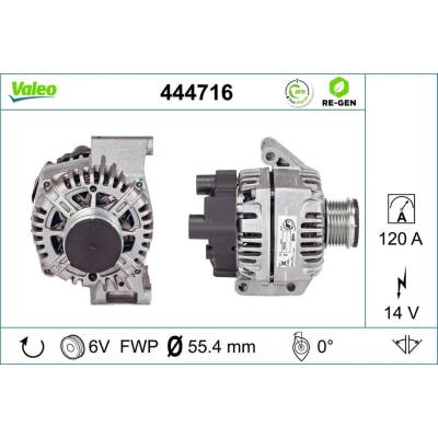 Alternátor VALEO 444716