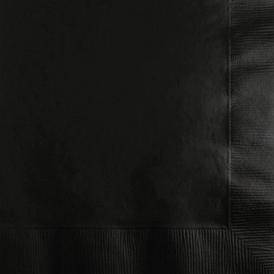 Unique Ubrousky papírové EKO černé 33x33cm 20ks