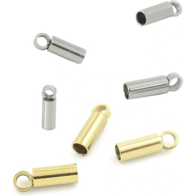 Koncovky 8x2,5mm nerez - 2mm - 1Ks+B - Nerez SL / 100Ks