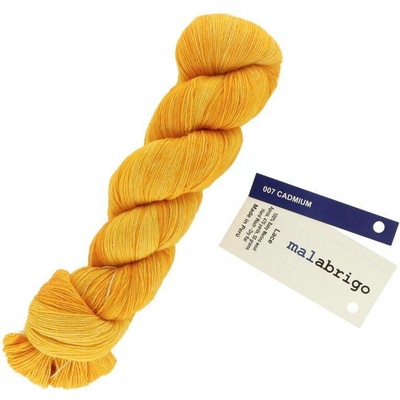 Malabrigo Lace 007 Cadmium oranžová žlutá