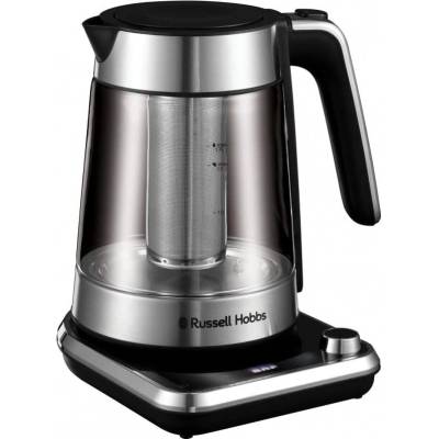 Russell Hobbs Електрическа кана Russell Hobbs Attentiv 26200-70, 3000W, 1.7 l, Инфузер, Температурен контрол, Таймер, Инокс/черен (9RH2620070)