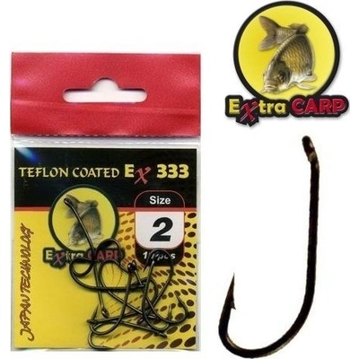 Extra Carp Teflon Hooks EX 333 vel.4 10 ks