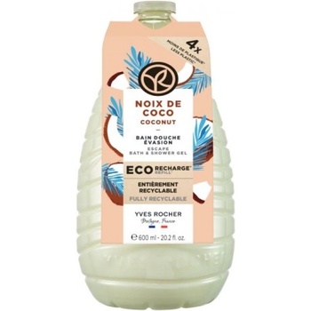 Yves Rocher BAIN NATURE Пълнител за душ гел Кокос 600 мл