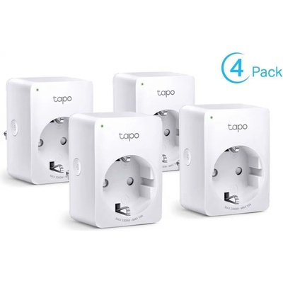 TP-Link Wi-Fi Smart мини контакт TP-Link Tapo P100 (4-pack) (Tapo P100(4-pack)