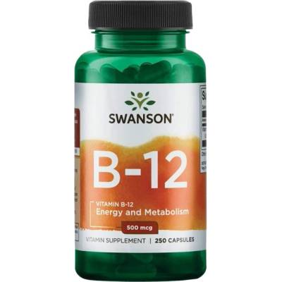 Swanson Vitamin B-12 500 mcg [250 капсули]
