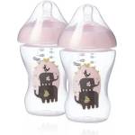 Tommee Tippee ШИШЕ ЗА ХРАНЕНЕ tommee tippee, ultra, 260 МЛ, 0М+, 2 БРОЯ, РОЗОВ