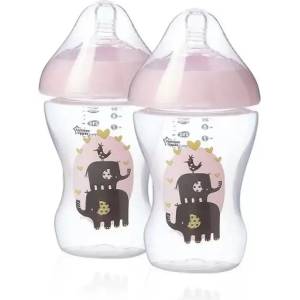 Tommee Tippee ШИШЕ ЗА ХРАНЕНЕ tommee tippee, ultra, 260 МЛ, 0М+, 2 БРОЯ, РОЗОВ