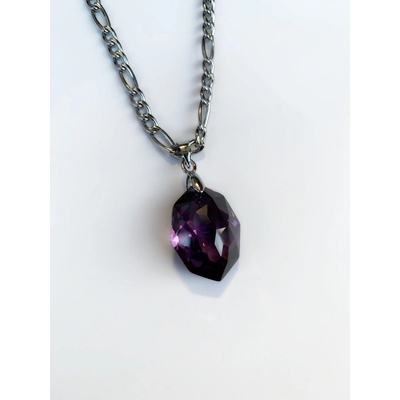 Fashion Jewelry Řetizek s přívěskem z broušeného skla 1-bn080