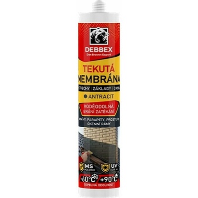 Debbex Tekutá membrána 290 ml antracit