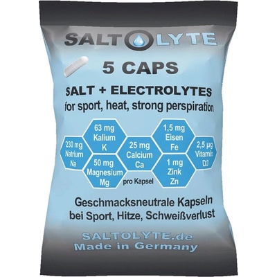 SALTOLYTE Капсули със сол и електролити - 5 капсули