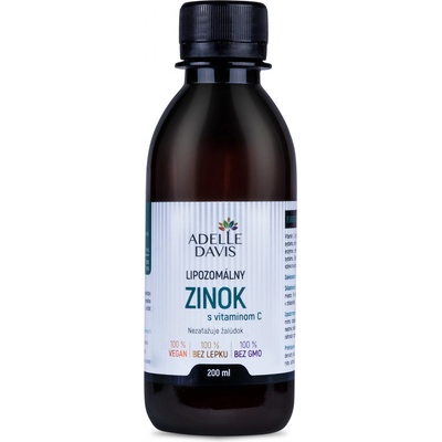 Adelle Davis Lipozomálny zinok 200 ml