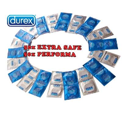 Durex mix Extra Safe/Performa 100ks
