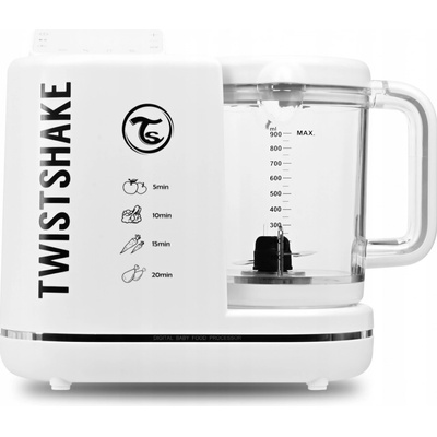 Twistshake 6v1 Baby Food Processor bílý – Zboží Mobilmania