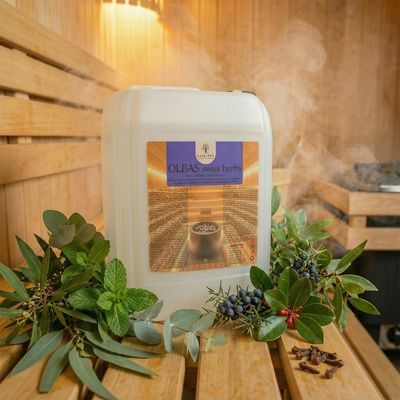 Gaia Spa esencia do sauny Olbas švajčiarske bylinky 5 l
