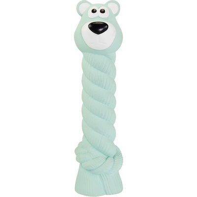 HipHop Medvedík s latexovým lanom a chrópacím zvukom 15 cm latex