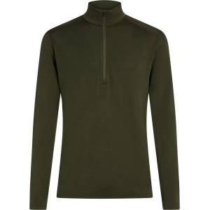 Icebreaker Мъжко мериносово термобельо Icebreaker 260 Tech L/S Half Zip Merino base layer - Dark Loden (015-1977-0913)