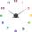 NeXtime Стенен часовник Small Hands цветен (3074DI)