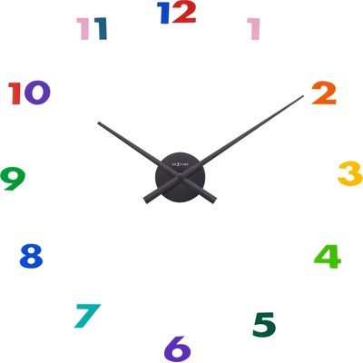 NeXtime Стенен часовник Small Hands цветен (3074DI)