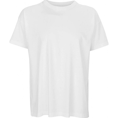 Unisex tričko Boxy Oversized bílá