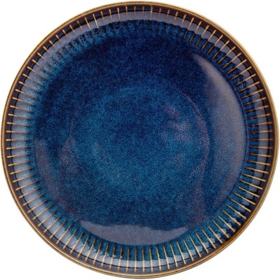 Altom Porcelánový dezertný tanier Reactive Stripes modrá 20,5 cm