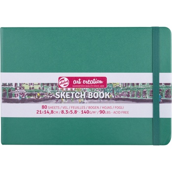 Talens Art Creation Sketchbook v pevnej väzbe Forest Green 21 x 14,8