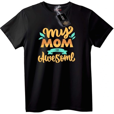 NOONEBRAND Тениска Моята Майка е Страхотна - 2XL, White