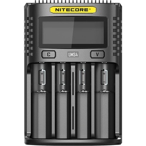 NITECORE Зарядно устройство Nitecore UMS4, за батерии IMR, Li-ion, LiFePO4, Ni-Cd, Ni-Mh (UMS4) Зарядно за батерии